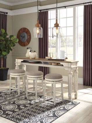 Signature Design by Ashley® Realyn 4-Piece Two-Tone Counter Height Dining Set-3