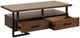Mazin Furniture Sedley Walnut Cocktail Table-2