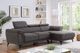 Furniture of America® Napanee 2-Piece Dark Gray Right-Arm Facing Sectional and Chaise-1