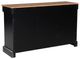 Signature Design by Ashley® Wildenauer Black/Brown Dining Room Buffet-2
