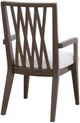 Pulaski™ Asher Park Beige/Piano Brown Dining Arm Chair-2