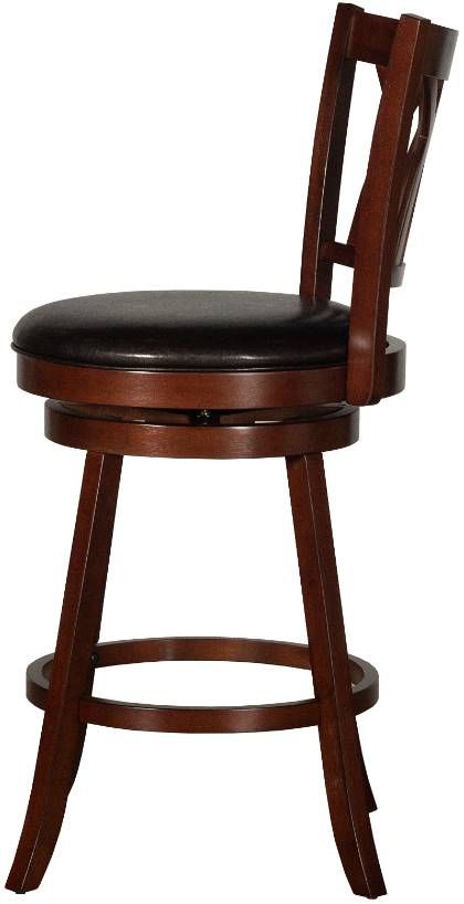 HH2 Home Tateswood Dark Brown/Cherry Bar Stool-3