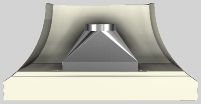 Vent-A-Hood® Designer Series 60" Biscuit Wall Mounted Range Hood-1