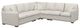 La-Z-Boy® Meyer 5-Piece Dove Sectional-0