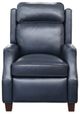 BarcaLounger® Nixon Shoreham Blue Leather Manual Recliner-3