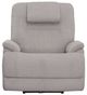 Flexsteel® Zecliner Model 2 Dove Power Lift Sleep Recliner with Power Headrest and Lumbar-3