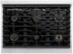 ZLINE Paramount 36" Satin Stainless Steel Gas Cooktop-2