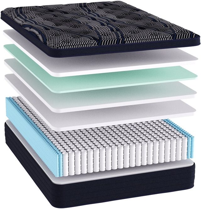 Southerland™ American Sleep® Crawford 14" Wrapped Coil Plush Euro Top Twin XL Mattress-1