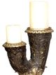 A & B Home Gold 16" Candle Holder-1