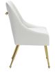 Zuo® Modern Maxine Gold/White Dining Side Chair-1