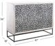 Bassett Mirror Magnolia White Wash Bar Cabinet-2