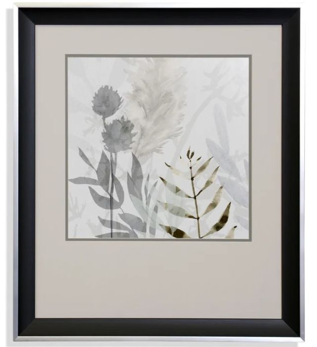 Stylecraft Shadow Woods Gray/Light Gray/White Wall Art-0