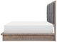 Legacy Classic Halifax Flax/Java King Upholstered Panel Bed-3