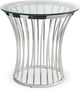 Elements International Emma 3-Piece Chrome Occasional Table Set-2