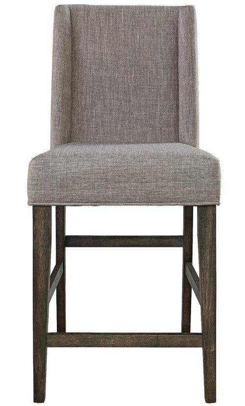 Liberty Furniture Double Bridge Dark Chestnut/Gray Upholstered Counter Chair-2