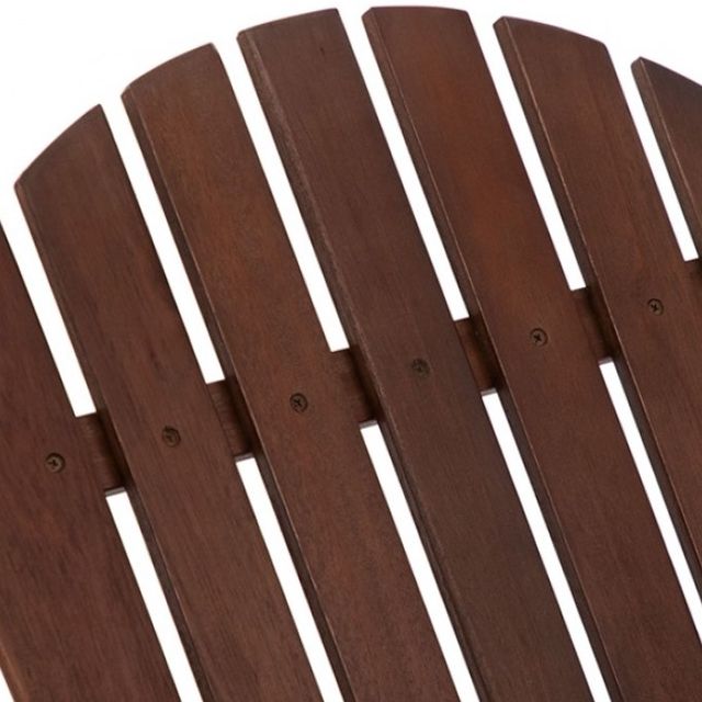 Furniture of America® Elk Dark Brown Wooden Outdoor Adirondack Chair-2