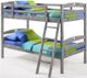 Night & Day Furniture™ Zest Sesame Gray Twin/Twin Bunk Bed-0