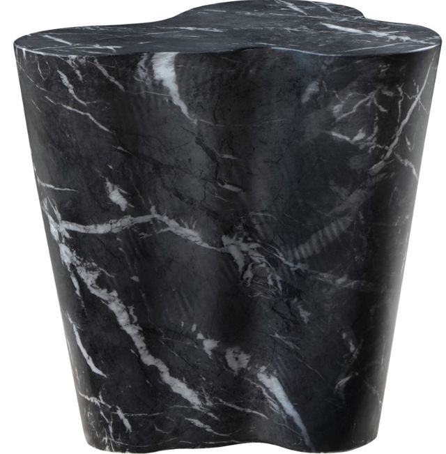Meridian Furniture Monza Black Marble End Table-2
