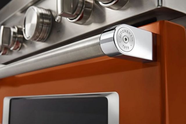 KitchenAid® 48" Scorched Orange Pro Style Dual Fuel Range with Griddle-7