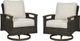 Signature Design by Ashley® Paradise Trail 4-Piece Medium Brown Outdoor Seating Set-3