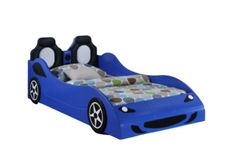 Coaster® Cruiser Car Themed Blue Twin Bed with Underglow Lights