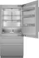 Thermador® Freedom® Masterpiece® 36" 18.7 Cu. Ft. Stainless Steel Built-In Bottom Freezer Refrigerator-1
