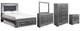 Signature Design by Ashley® Lodanna 5-Piece Gray Queen Panel Storage Bed Set-0