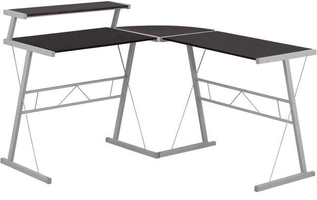 Monarch Specialties Inc. Expresso L Shaped Computer Desk-0