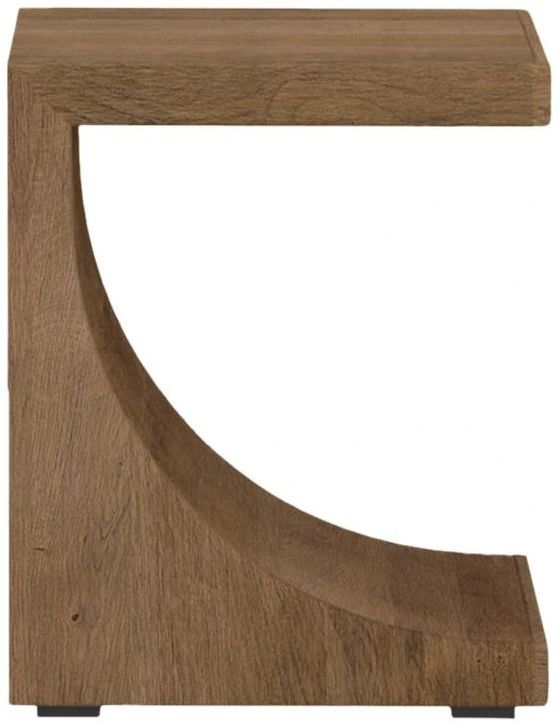 International Furniture Direct Mezquite Brown Chairside Table-3