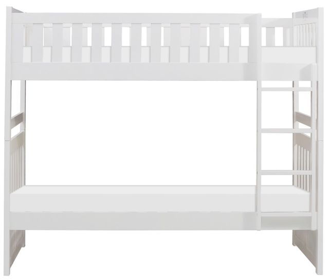 Homelegance® Galen White Twin/Twin Bunk Bed-3