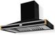 La Cornue Cornufe 110 43" Gloss Black Wall Mounted Chimney Hood-1