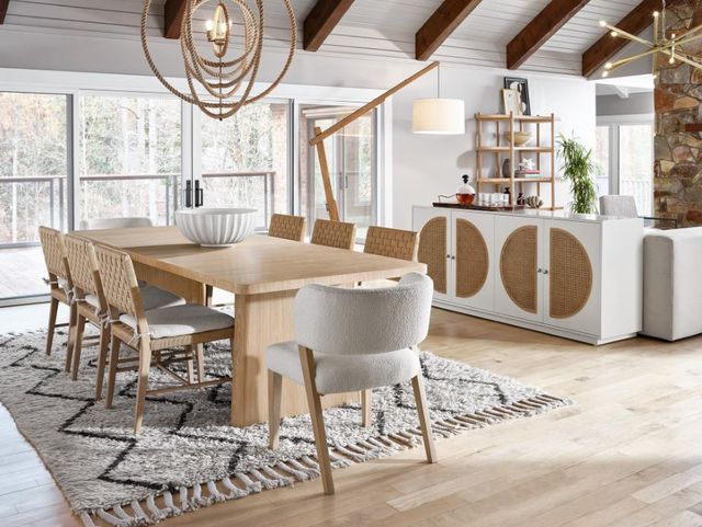 Universal Explore Home™ Nomad White Oak Dining Table-1
