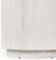 Classic Home Layne White Round End Table-3
