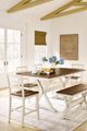 Signature Design by Ashley® Jendanton Brown Counter Table with Antique White Base-3