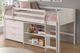 Donco Kids Louver White Youth Small Bookcase-1