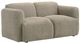 Coaster® Dorset Brown Upholstered Loveseat-0