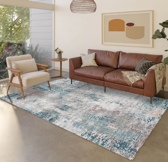 Dalyn™ Rug Company Kochi KC4 Teal 5'x8' Area Rug-4