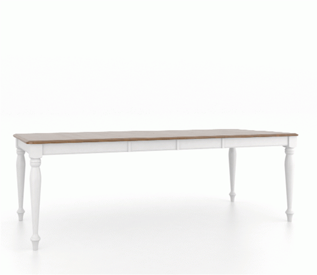 Canadel Customizable Gourmet 92" VA Base Dining Table with Two Removable Leaf's-3
