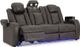 Signature Design by Ashley® Fyne-Dyme Shadow Power Reclining Sofa-1