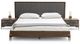 VIG Furniture Nova Domus Metcalf Gray/Walnut Queen Panel Bed-1