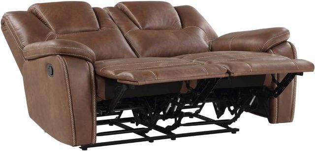 Steve Silver Co. Katrine Chestnut Brown Manual Reclining Loveseat-1