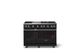 Viking® 5 Series 48" Onyx Pro Style Gas (NG) Range with Brushed Brass Trim-3