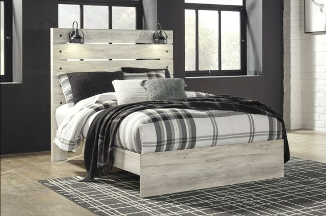 Signature Design by Ashley® Cambeck 2-Piece Whitewash King Panel Bed Set-3