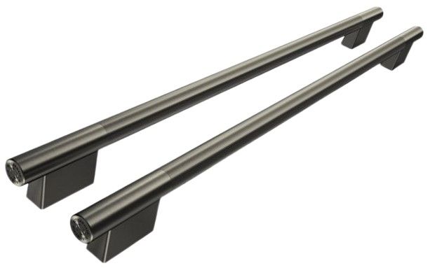 KitchenAid® 20.8 Cu. Ft. Black Ore Side-by-Side Refrigerator Handle Kit-0