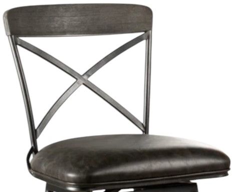 HH2 Home Decker Gray Counter Stool-1