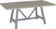Amisco Customizable Octavia Thermo Fused Laminate Rectangular Dining Table Top with Metal Base-2