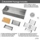 Forno Acqua MultiSINK Stainless Steel 45" Undermount Workstation Sink with Custom-Fit Accessories-2