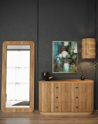 Bramble Customizable Kraton Standing Mirror-3