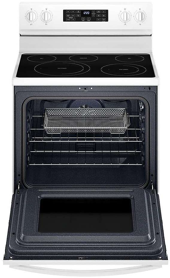 Whirlpool® 30" White Freestanding Electric Range with 5-in-1 Air Fry Oven-4