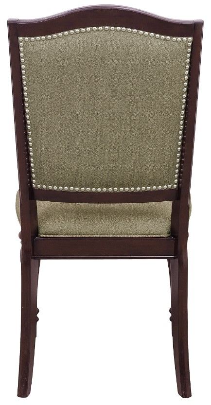 Homelegance® Marston Dark Cherry/Natural Dining Side Chair-3